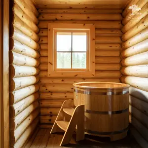 Купель деревянная круглая (KU243)