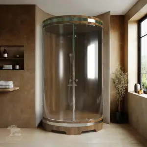 Круглая душевая кабина (DU250)