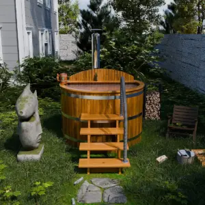 Купель уличная с печью (KU257)