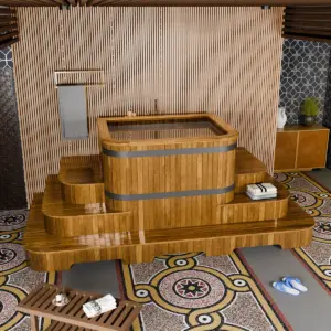 Купель банная с подиумом (KU259)